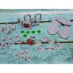 Pakiet Terenu do Gry Nemesis - Zamienniki 3D Żywica SLA 14K