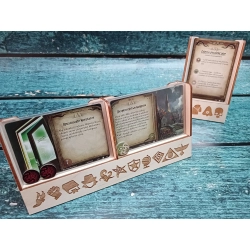 Arkham Horror LCG Stand na Karty Aktu Agendy Scenariusza - Drewniany Sklejka