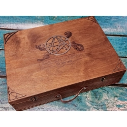 Skrzynia Arkham Horror LCG - Eldar - Drewniana Skrzynia na Karty