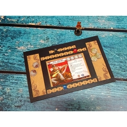 Panel Badacza Arkham Horror LCG - Plansza Gracza Sklejka/HDF + Kości