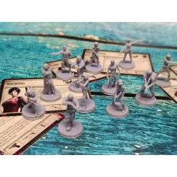 Figurki do Gry Resident Evil Board Game - 14 Postaci Custom 28-40mm SLA 14K