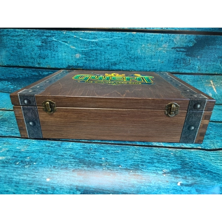 Skrzynia GWINT Wiedźmińska Gra Karciana - Drewno Sosnowe 40x30cm