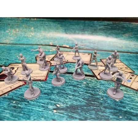 Figurki do Gry Resident Evil Board Game - 14 Postaci Custom 28-40mm SLA 14K